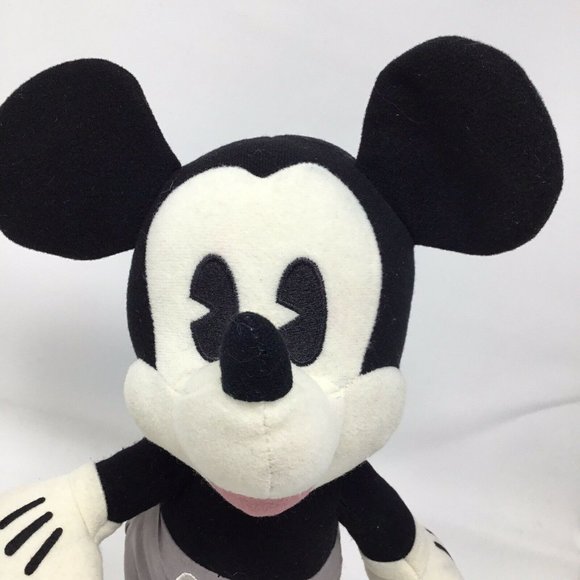 Mickey Mouse Fantasy Amuse SEGA 1999 Japan Disney Posable Plush Gray 12" - Picture 5 of 12